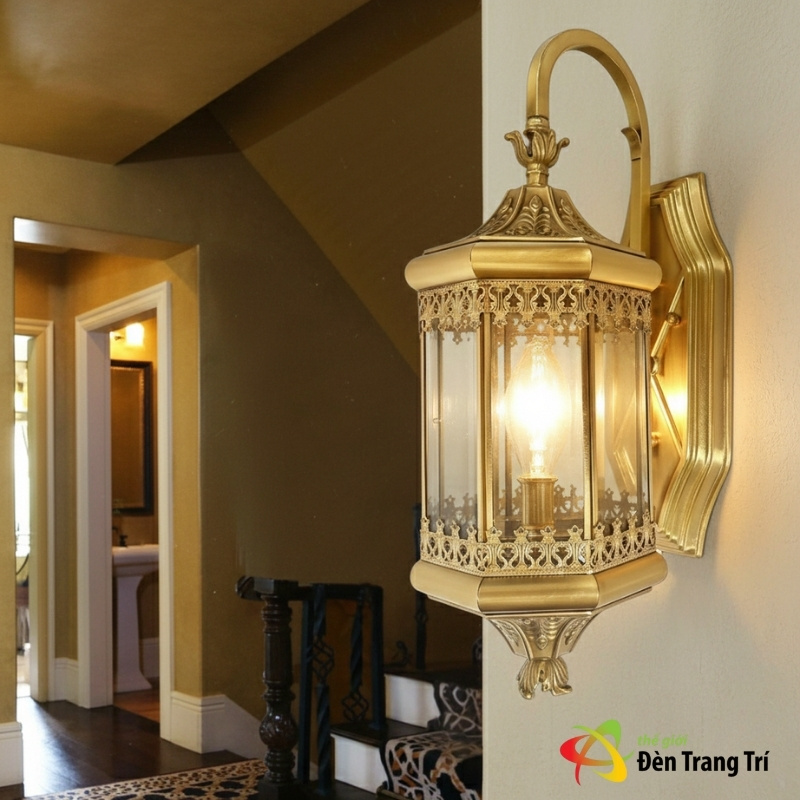 Đèn Vách Đồng Ngoài Trời Cổ Điển KH-VD32