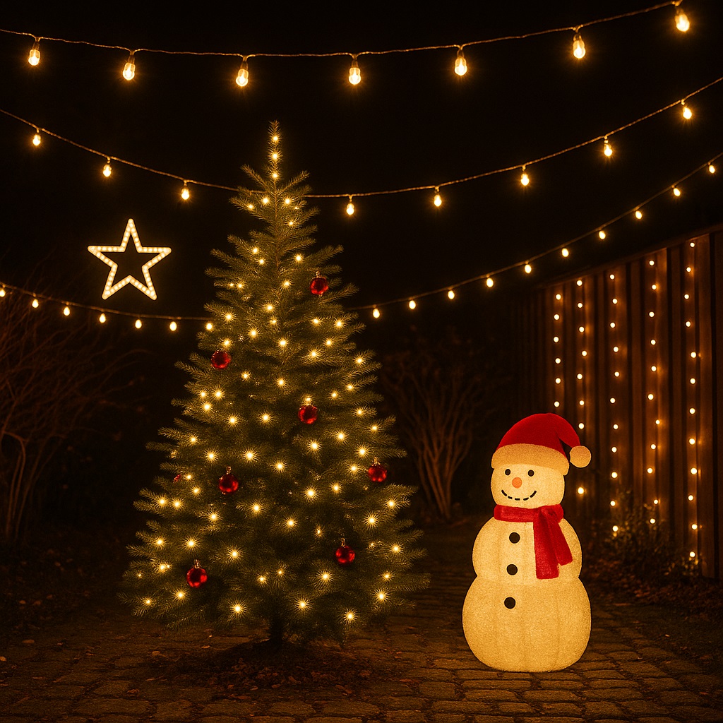 Đèn trang trí đêm noel