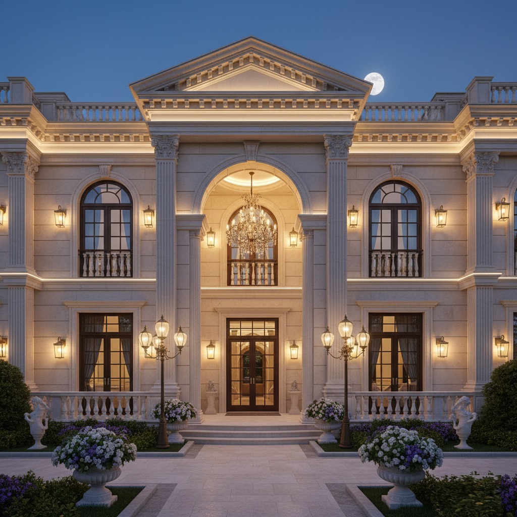 Đèn Trang Trí Mặt Tiền Biệt Thự Tân Cổ Điển