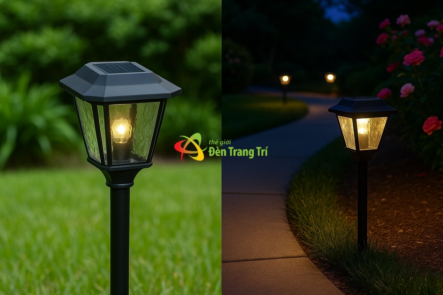 Đèn trang trí sân vườn năng lượng mặt trời