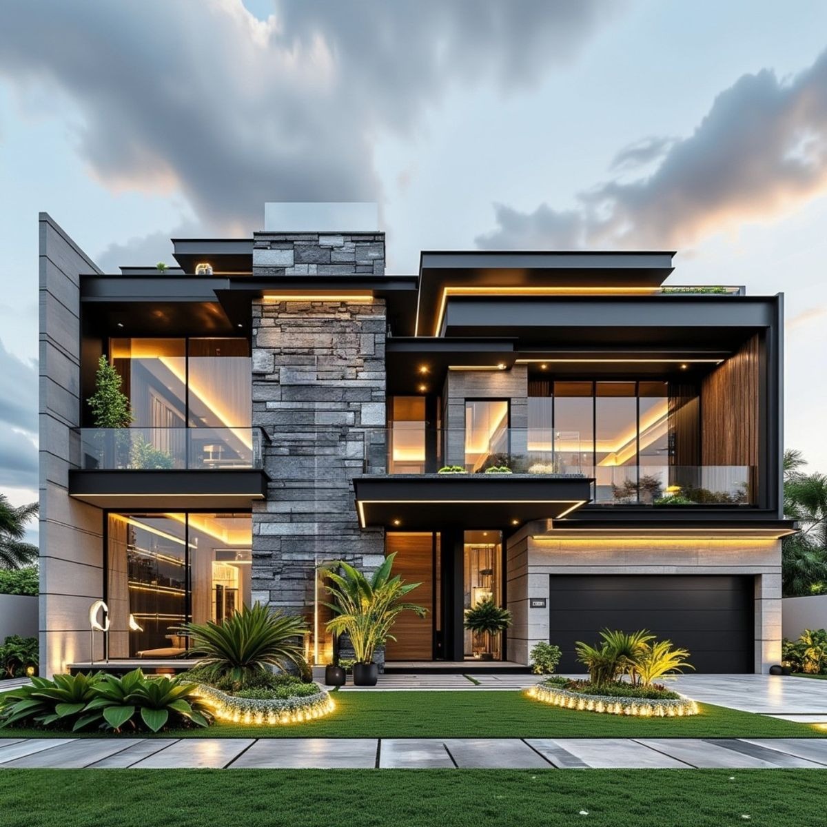 Đèn Trang Trí Ngoài Trời Hiện Đại Chống Nước