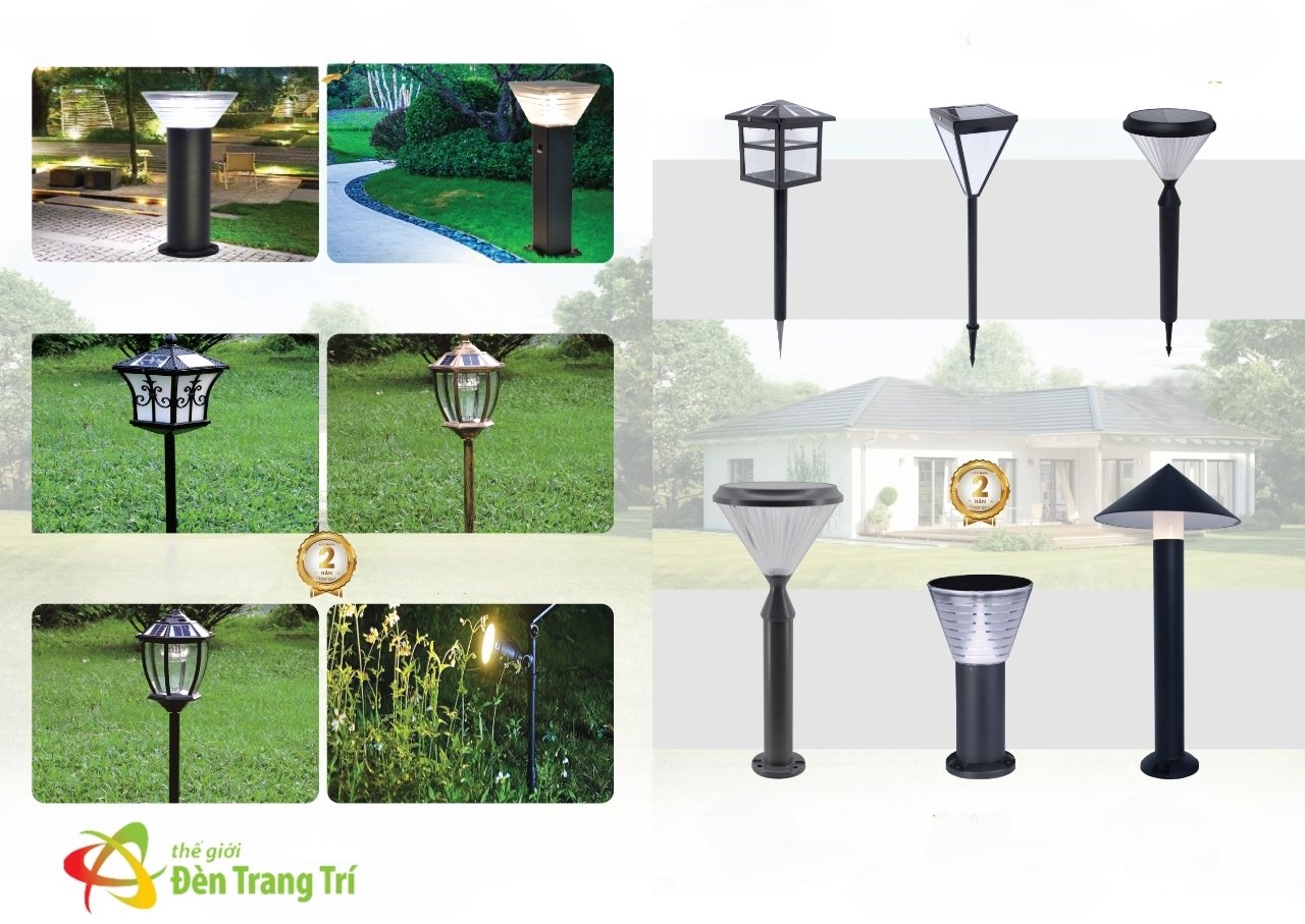 Đèn trang trí ngoài trời sân vườn