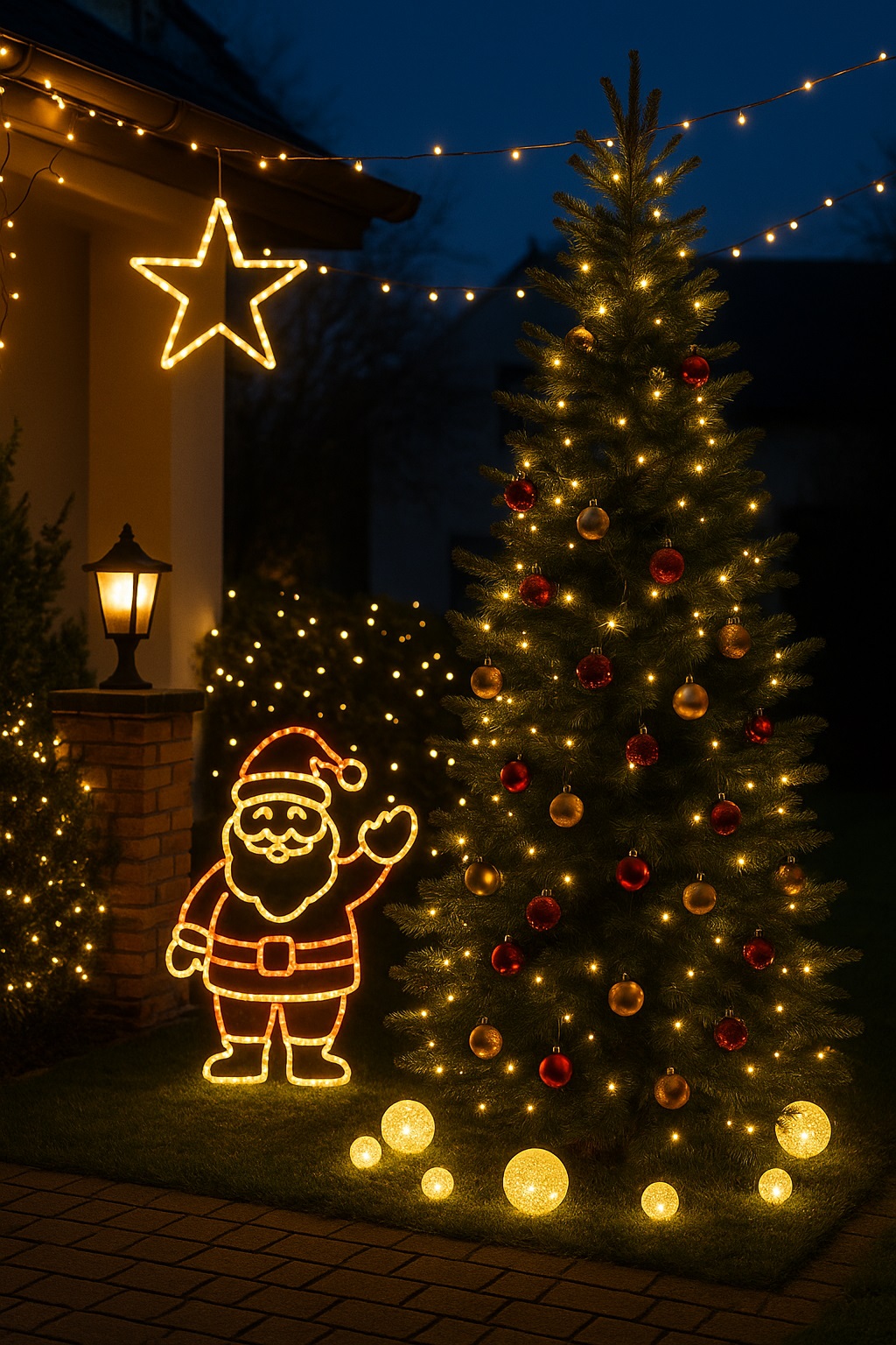 Đèn trang trí giáng sinh noel