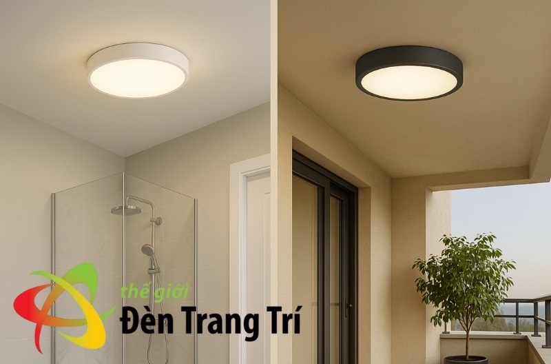 Đèn trang trí nhà tắm, ban công