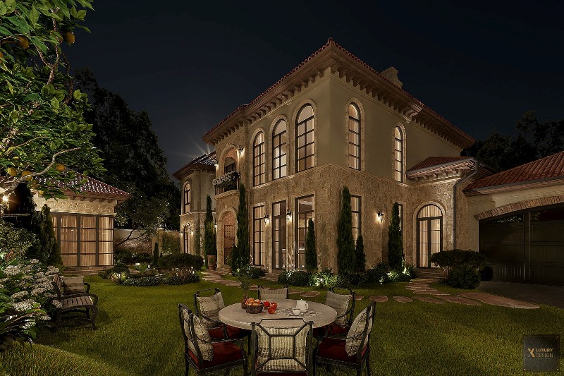 Đèn trang trí sân vườn cổ điển