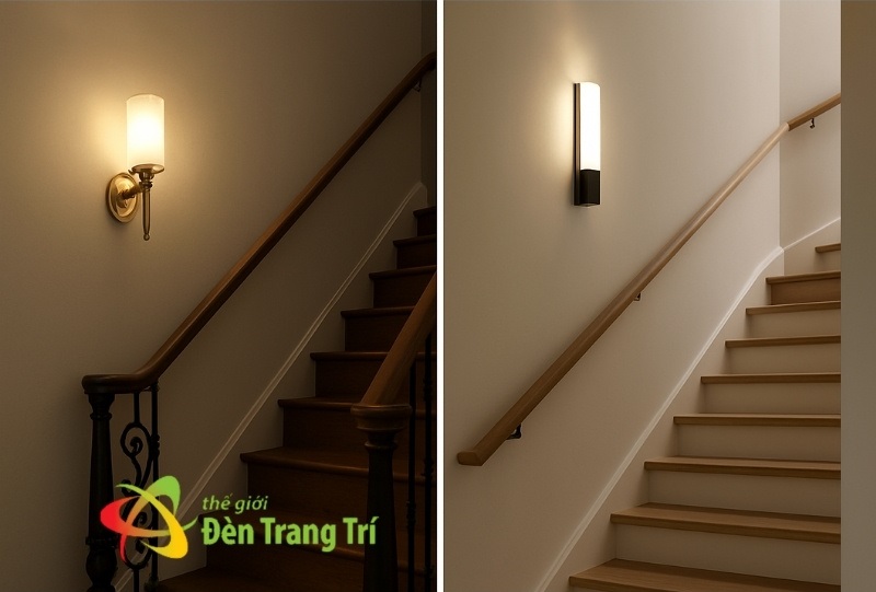 Đèn trang trí tường cầu thang