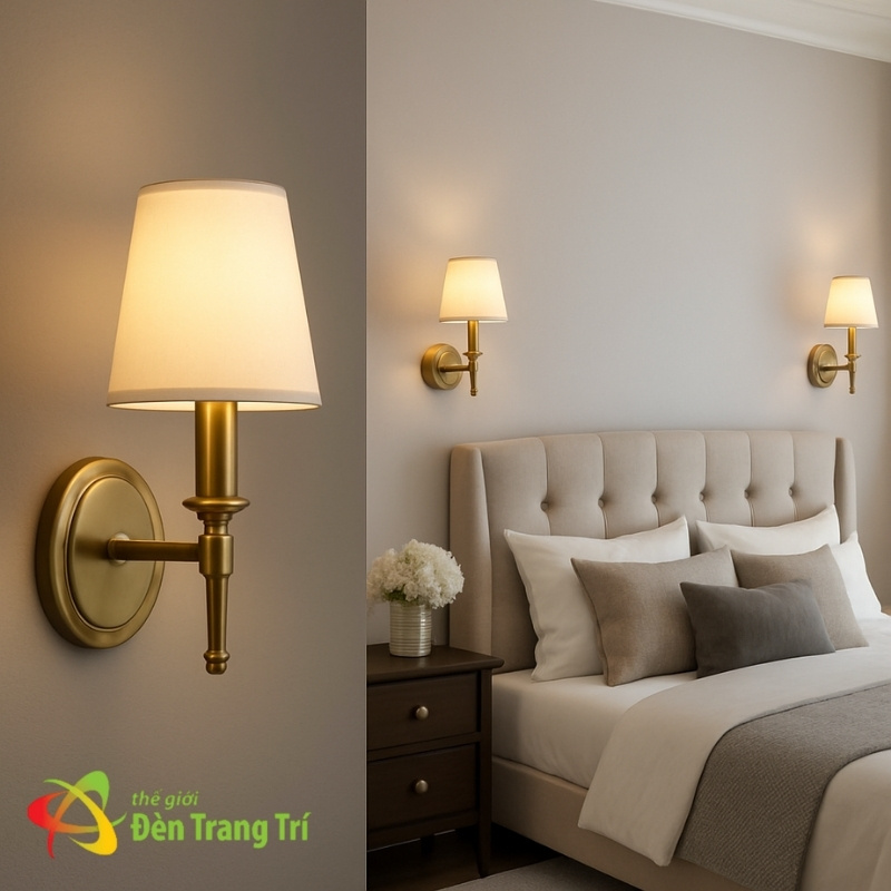 Đèn trang trí tường phòng ngủ