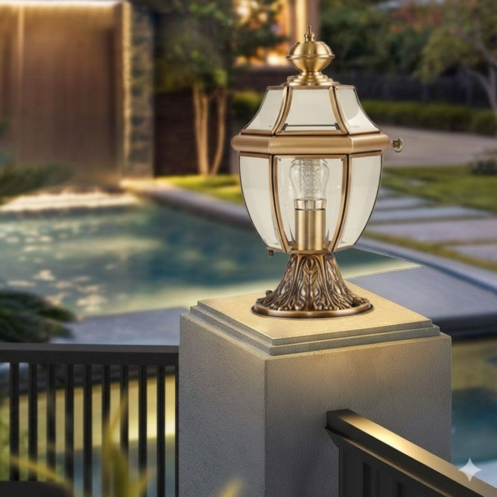 đèn trụ cổng giá rẻ