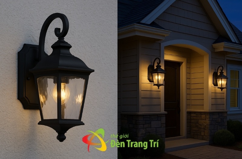Đèn trang trí tường ngoài trời
