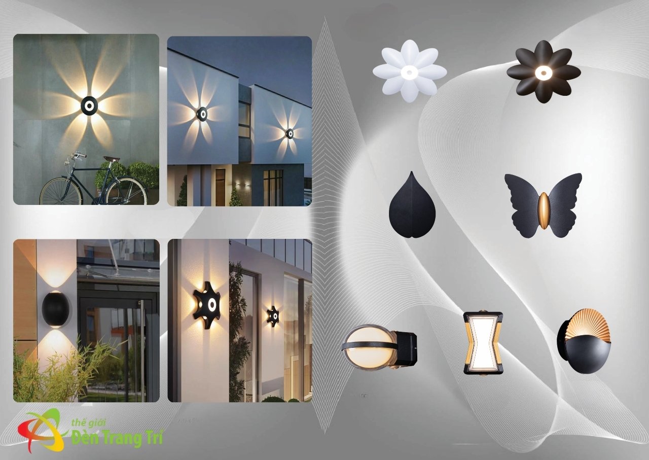 Đèn trang trí ngoài trời hiện đại