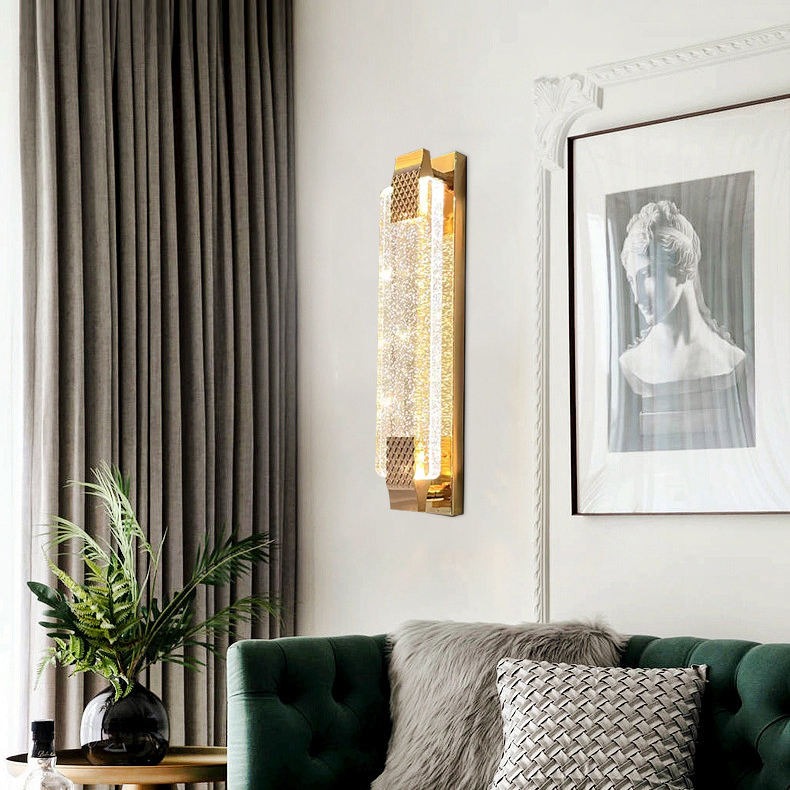 đèn ốp tường pha lê