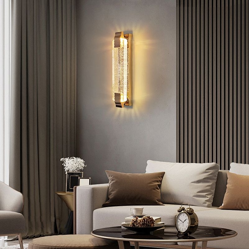 đèn gắn tường pha lê