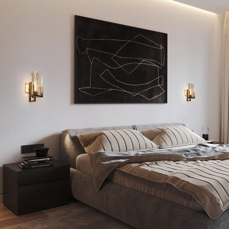 Đèn tường pha lê trang trí phòng ngủ đẹp VPL143 1