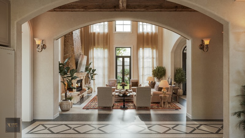 Đèn tường hành lang trong nhà