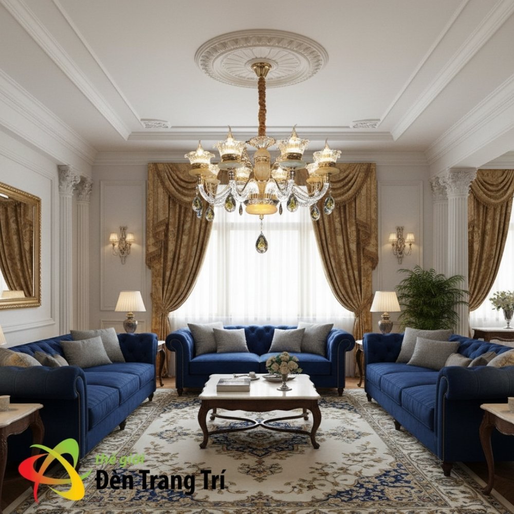 Mẫu Đèn Trang Trí Phòng Khách Tân Cổ Điển CN8322-8