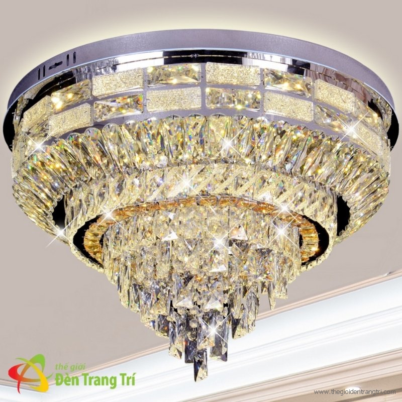 Mẫu Đèn LED Ốp Trần Đẹp Cho Phòng Khách, Phòng Ngủ