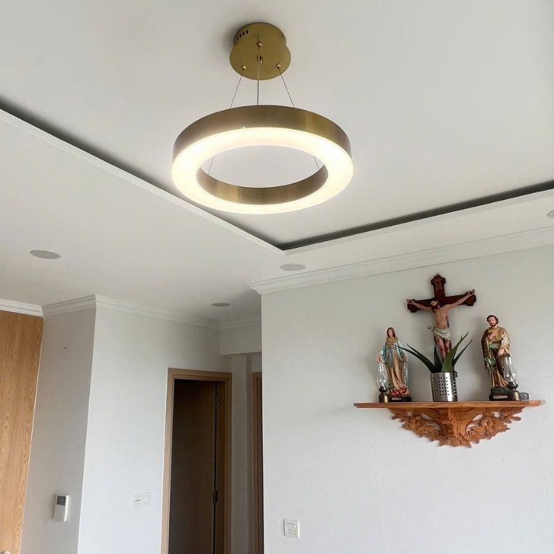 đèn led phòng khách hiện đại