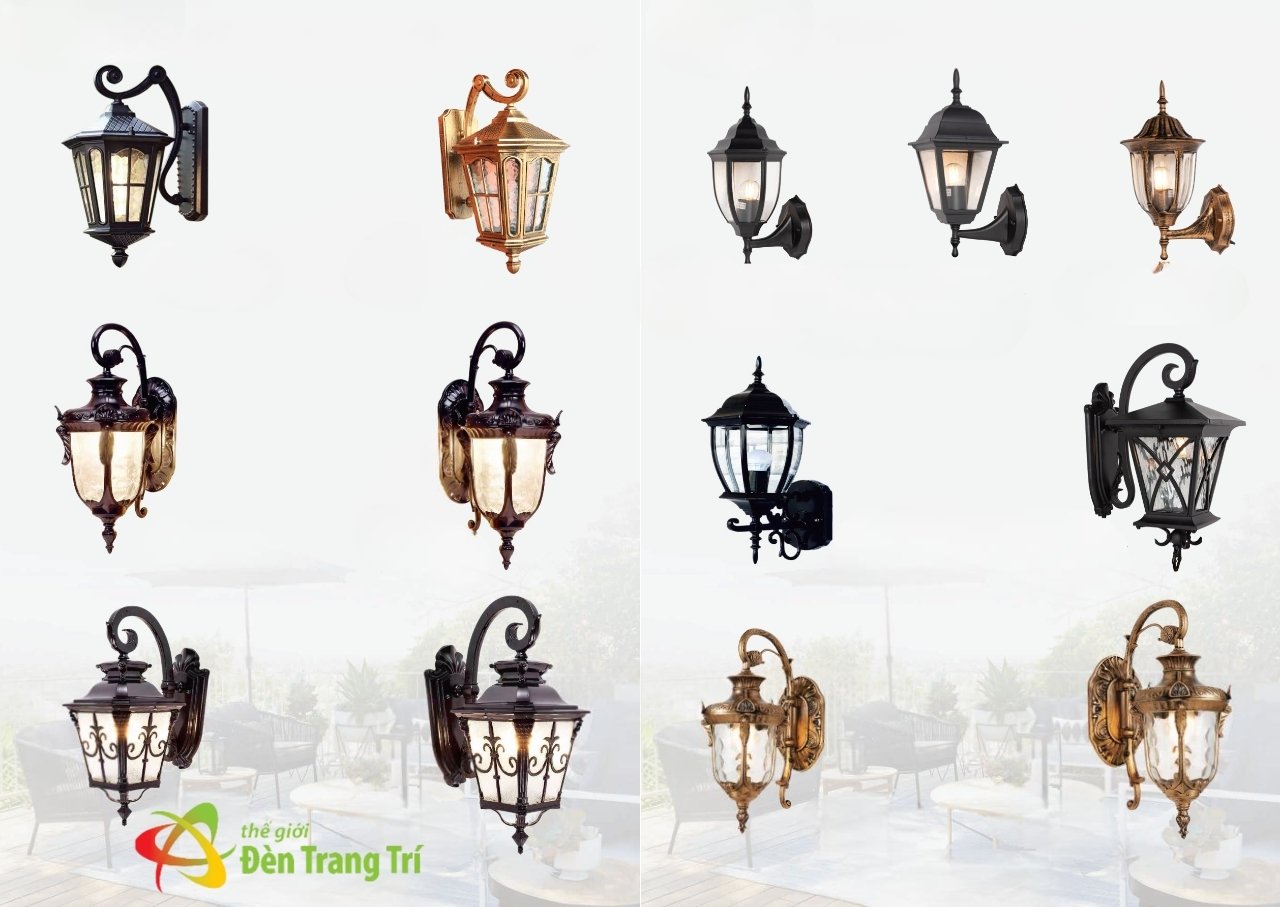 Mẫu đèn trang trí ngoài trời