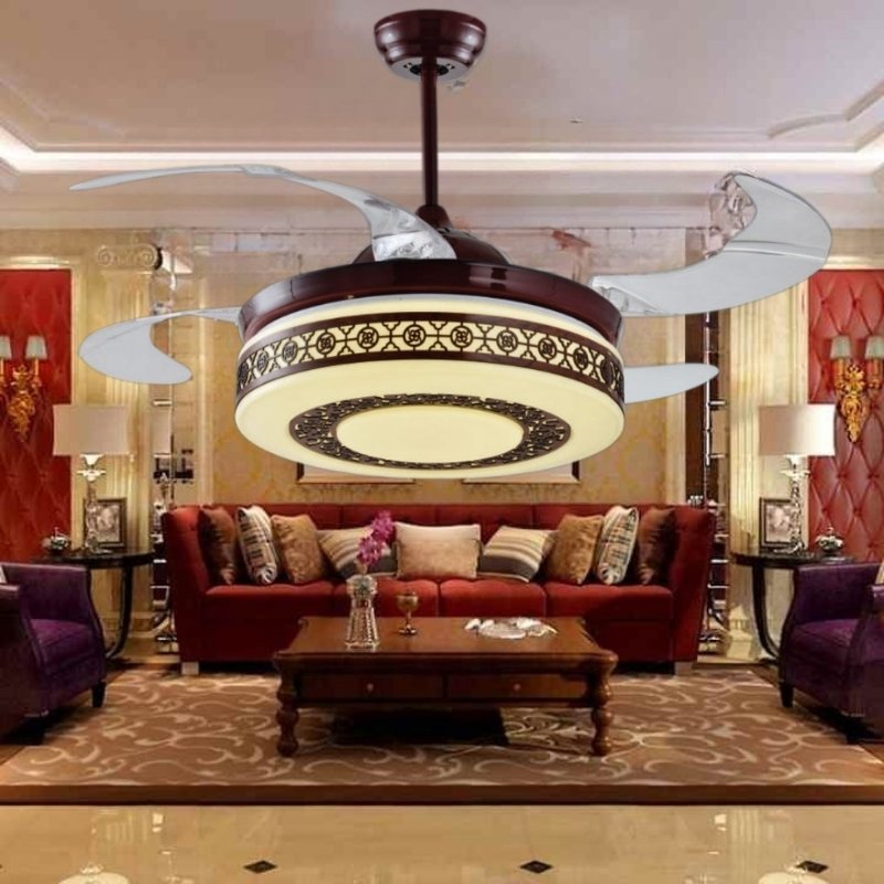 Quạt đèn trang trí cao cấp DQ8008