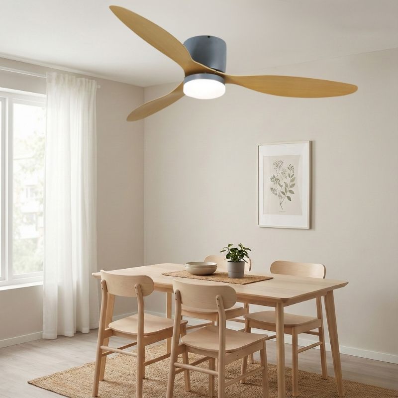 Quạt cho trần thấp - Quạt trần cổ thấp DQ6151