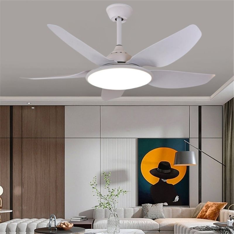 Quạt trần 5 c&aacute;nh c&oacute; đ&egrave;n LED Hiện Đại DQ6107