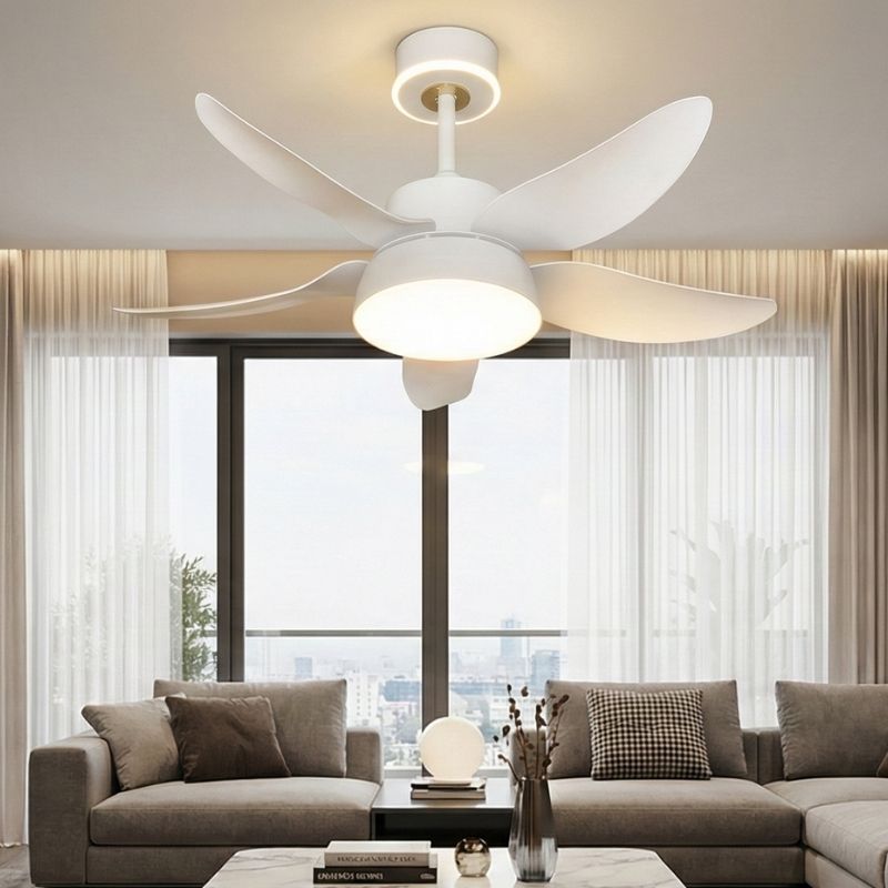 Quạt Trần 5 Cánh Nhựa Có Đèn Hiện Đại DQ6166 - Mẫu Mới Đẹp 2026