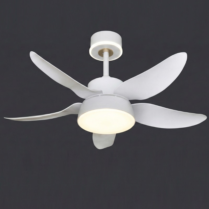 Quạt Trần 5 Cánh Nhựa Có Đèn LED 3 Màu DQ6166