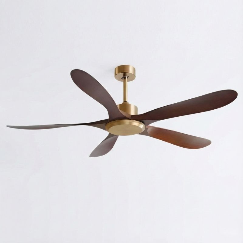 Quạt Trần 5 Cánh Nhựa Giả Gỗ Không Đèn UDQ6184