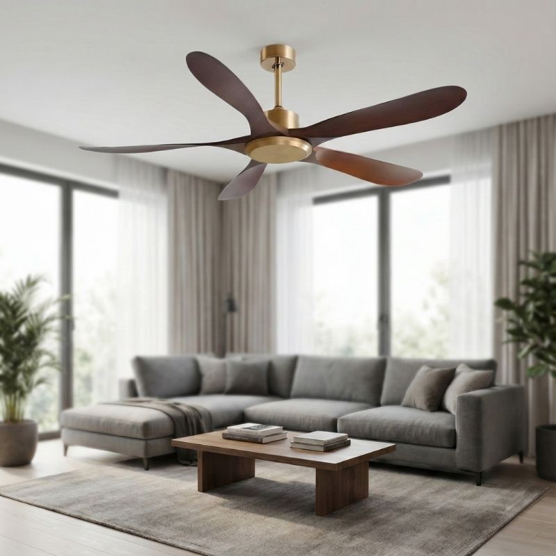 Quạt Trần 5 Cánh Nhựa Không Đèn Trang Trí Phòng Khách DQ6184