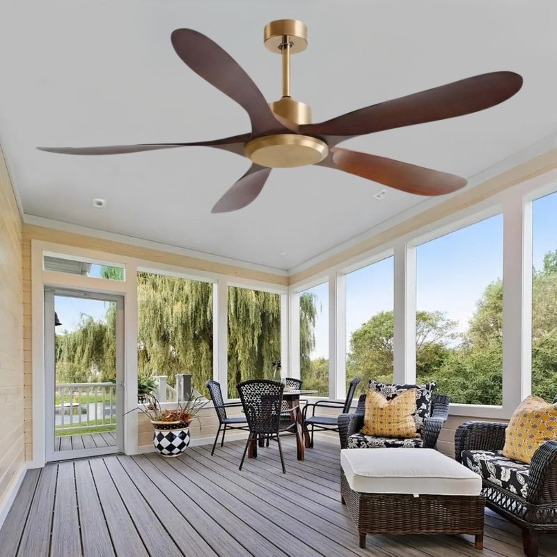 Quạt Trần 5 Cánh Nhựa ABS Không Đèn DQ6184