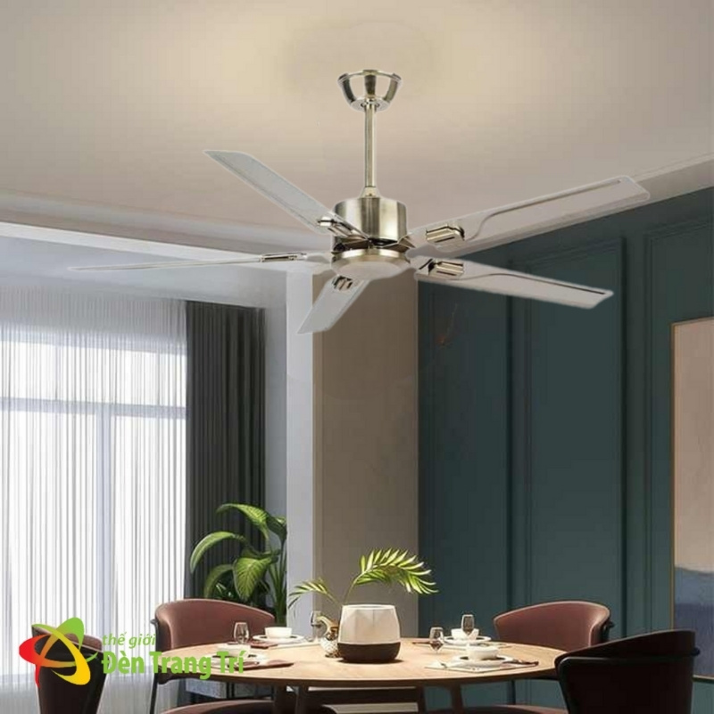 Quạt trần không đèn hiện đại