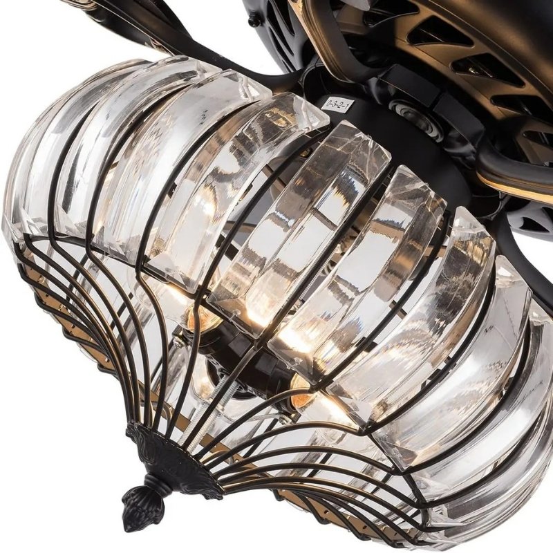 Quạt trần cánh gỗ QVifa85 phòng khách