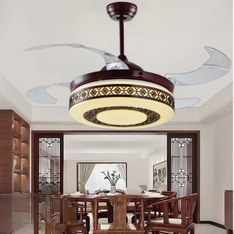 Quạt trần cánh xếp tân cổ điển DQ8008