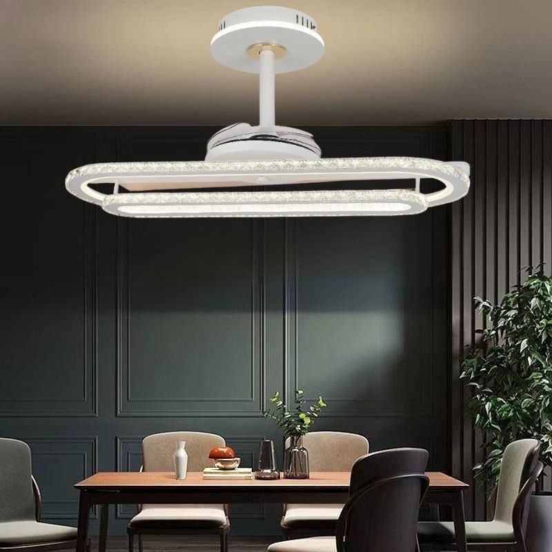 Quạt Trần C&aacute;nh Xếp Trang Tr&iacute; Ph&ograve;ng Ăn Hiện Đại QT9765