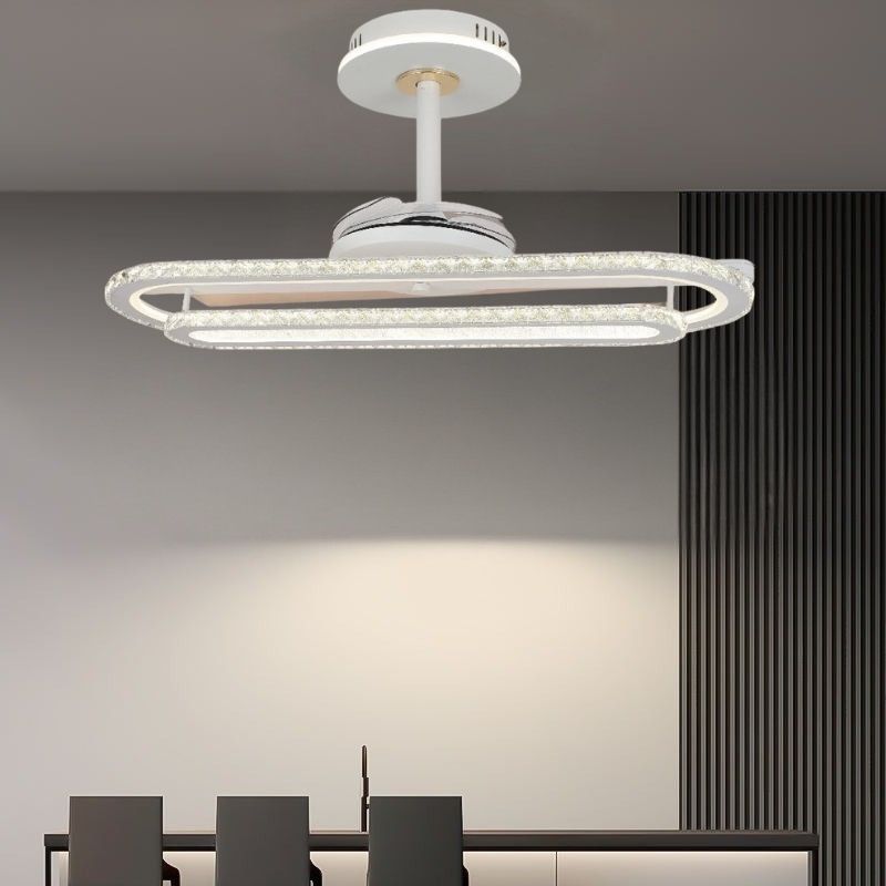 Quạt Trần C&aacute;nh Xếp Trang Tr&iacute; Ph&ograve;ng Ăn QT9765