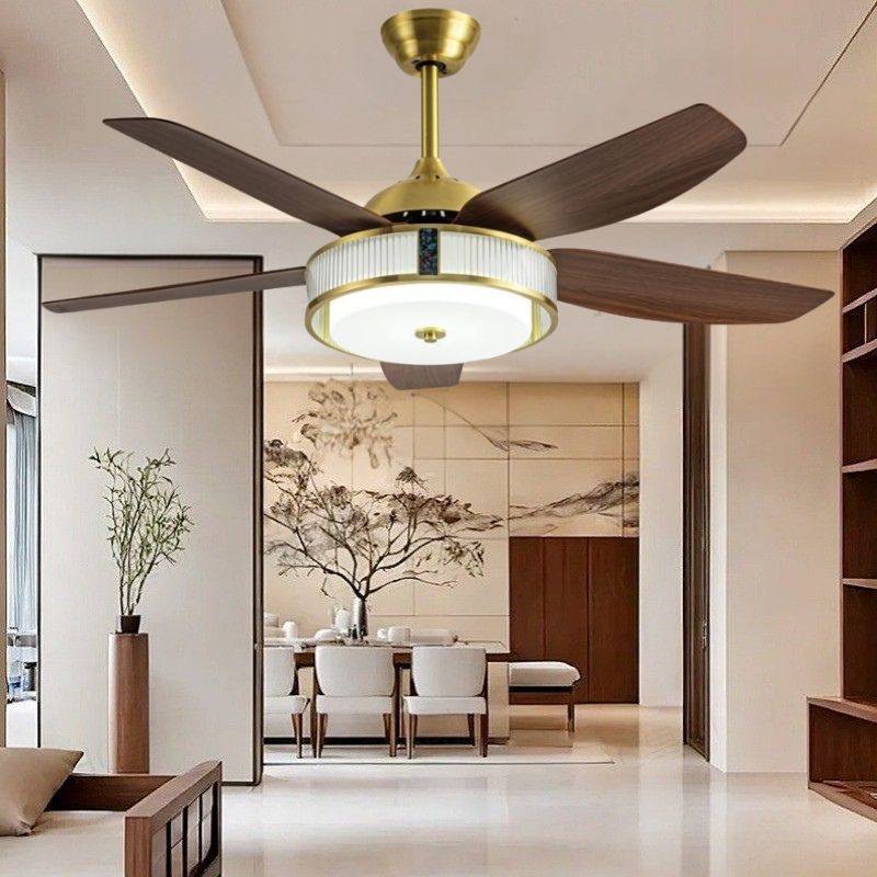 Quạt Trần Đèn 5 Cánh Nhựa ABS DQ6173