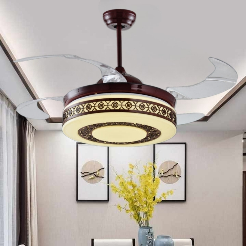 Đèn quạt trần UDQ8008 dùng cho phòng ăn