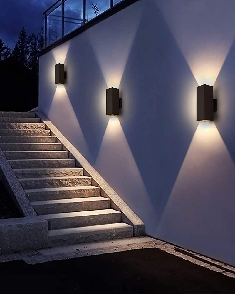 Đèn trang trí hắt tường hiện đại ngoài trời - Kết hợp sự sang trọng và tiện ích