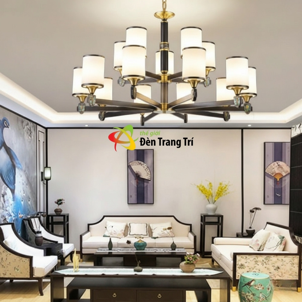 TOP 200+ mẫu đèn trang trí phòng khách - đèn chùm CD1283-15