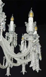 Đèn Chùm Pha Lê K9 Trang Trí Phòng Ngủ KH-DC8806T6 Ø600