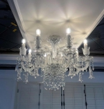 Đèn Chùm Nến Pha Lê Trang Trí Phòng Ăn KH-DC8806T8 Ø720