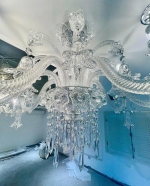 Đèn Chùm Pha Lê K9 Trang Trí Phòng Ngủ KH-DC8806T6 Ø600