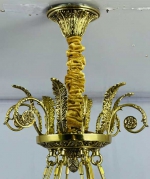 Đèn Chùm Nến Thân Đồng Cao Cấp KH-DCD0427T8 Ø650