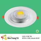 Đèn LED Âm Trần 3 Màu 7W UAKCOB07 Ø105