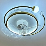 Đèn Ốp Trần LED Có Quạt KH-OTQ83104V