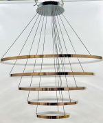 Đèn Thả 5 Vòng LED Trang Trí Sảnh Thông Tầng KH-THD6289 Ø1200