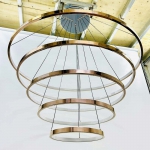 Đèn Thả 5 Vòng LED Trang Trí Sảnh Thông Tầng KH-THD6289 Ø1200