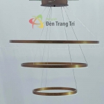 Đèn Thả LED Nghệ Thuật KH-THD7051T3 Nâu Ø800