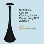 Đèn Để Bàn Ăn Sạc Pin Chạm Cảm Ứng EU-B04
