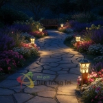 Đèn Trụ Sân Vườn Solar SN5315